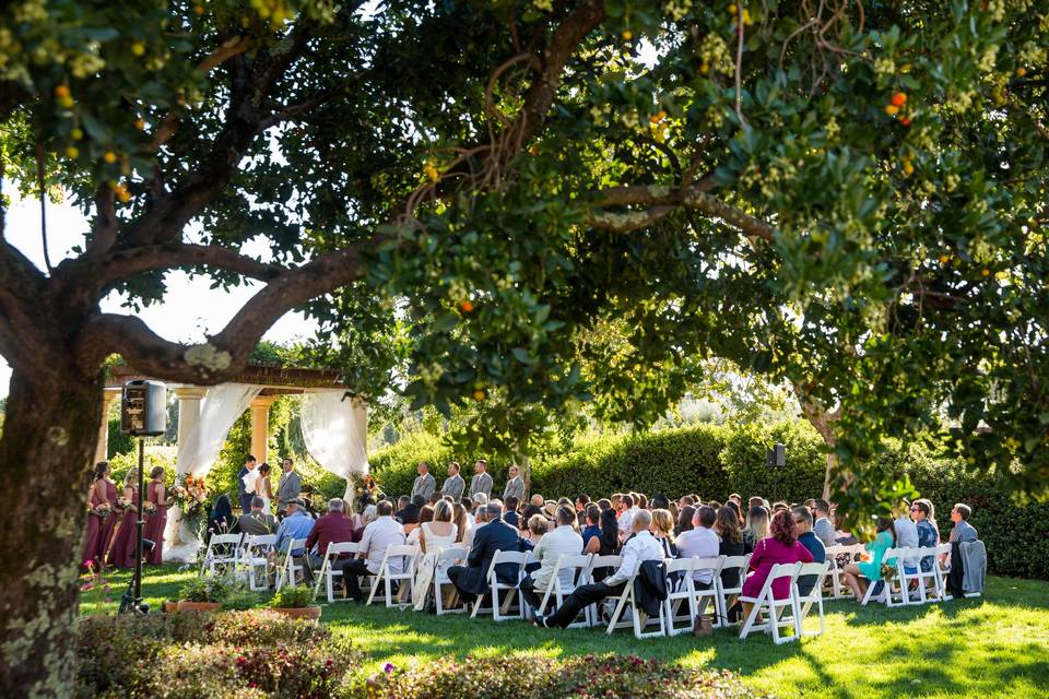 Outdoor ceremony