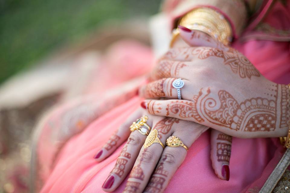 Bridal hands