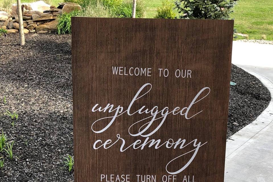 Signs help your guests