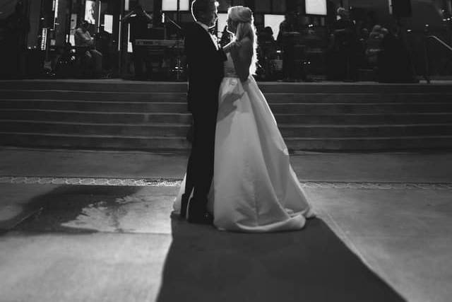 First Dance in the courtyard