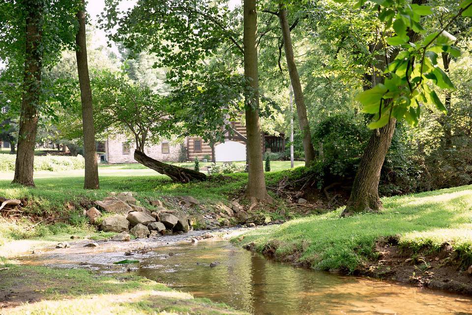 One of the property's streams!