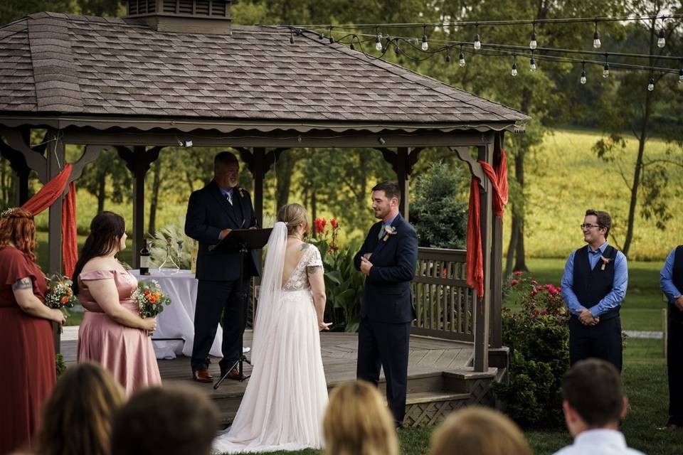 Outdoor wedding