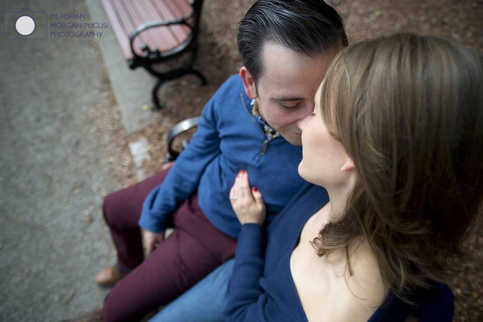 Park bench tenderness - Meaghan Morgan-Puglisi Photography
