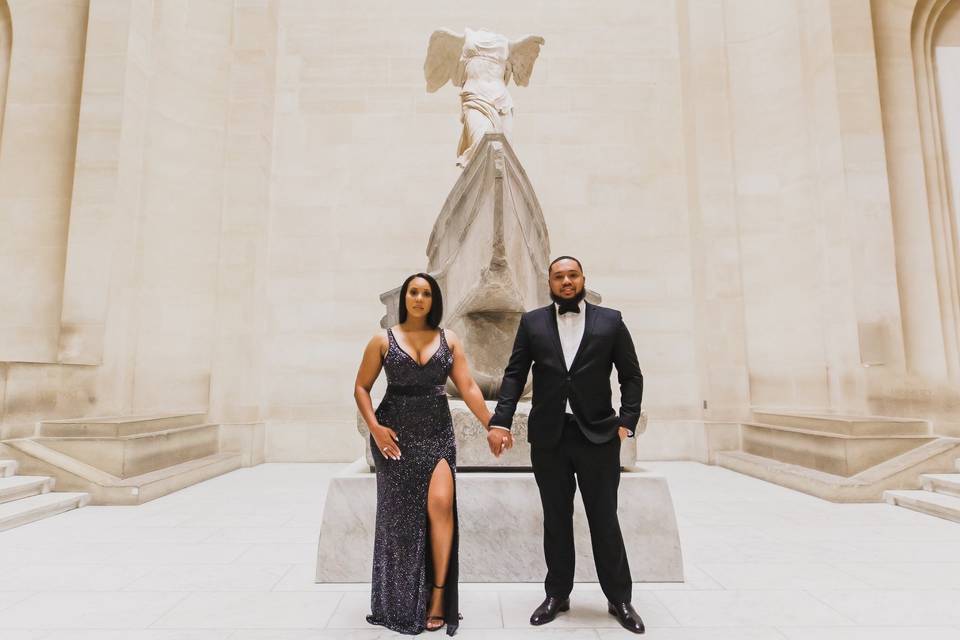 Engagement session The Lourve