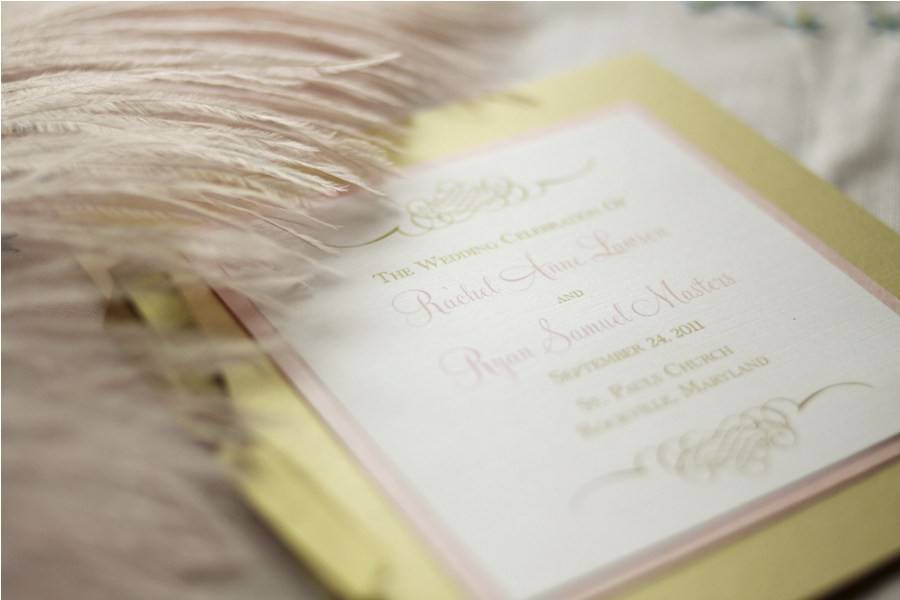 Pink Orchid Invitations
