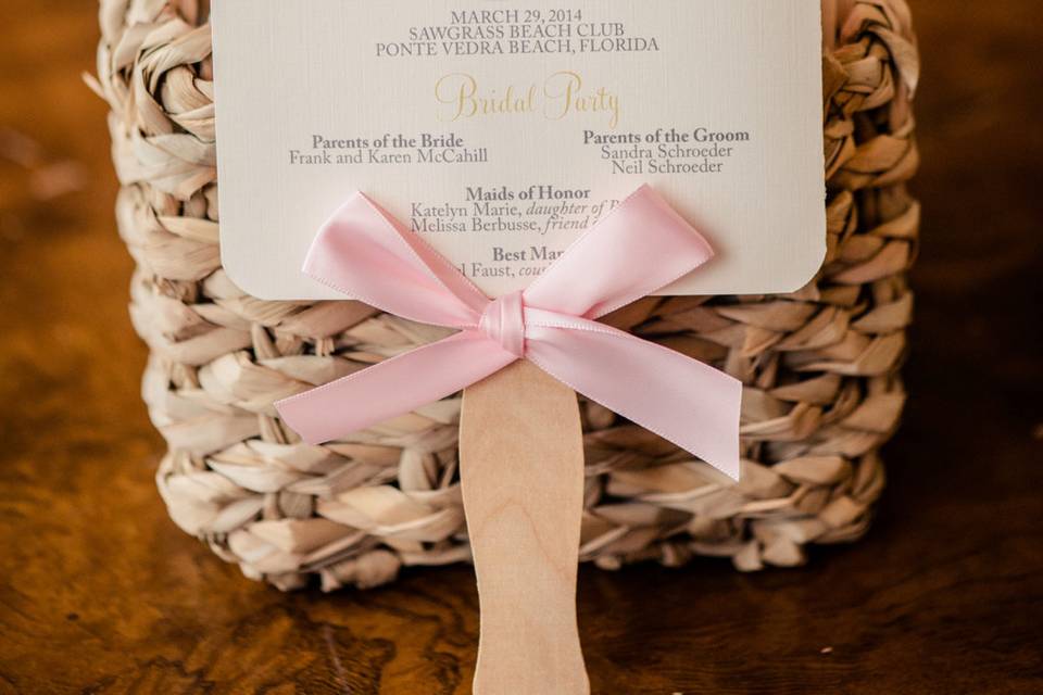 Pink Orchid Invitations