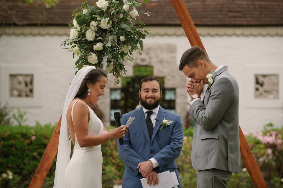 He loves her vows