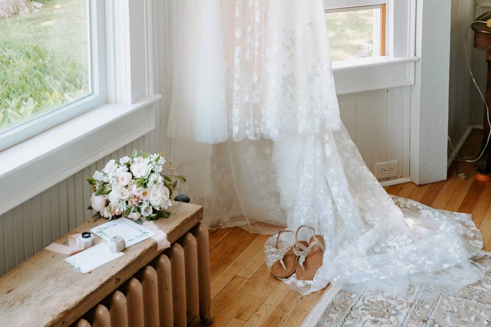 Wedding dress.