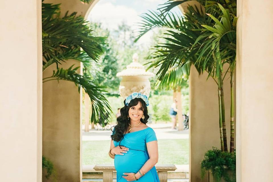Beautiful mother-to-be