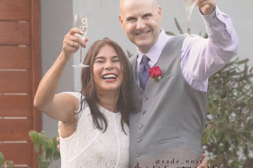 Bride and groom