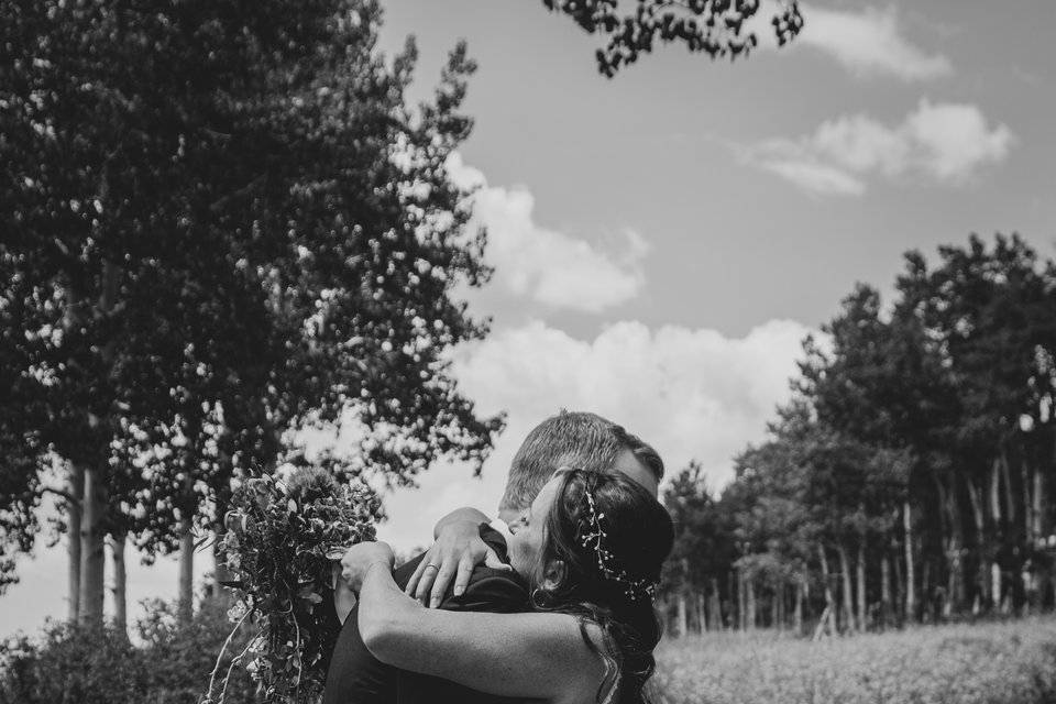 T&J first hug