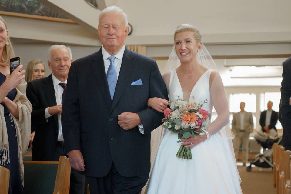 Walk down the aisle