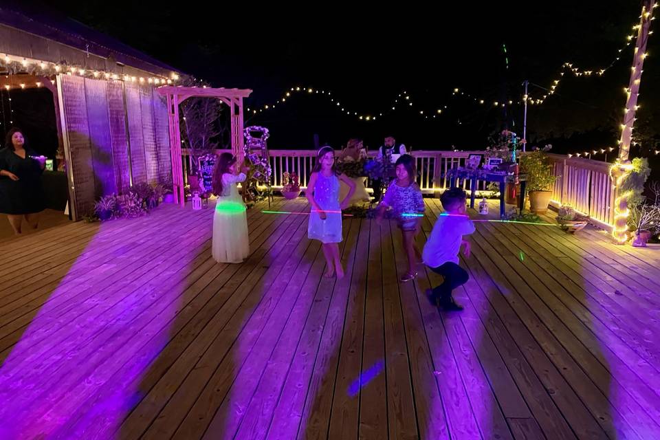 Deck turned Dance Floor!