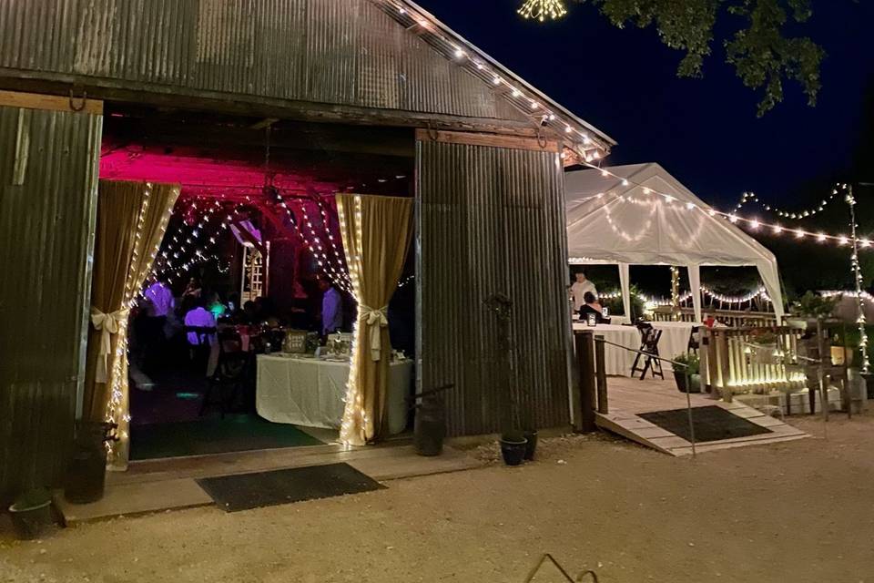 Barn and Tent