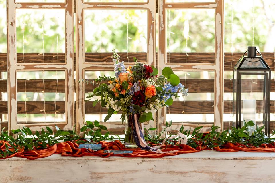 Inside Rustic Barn Wedding