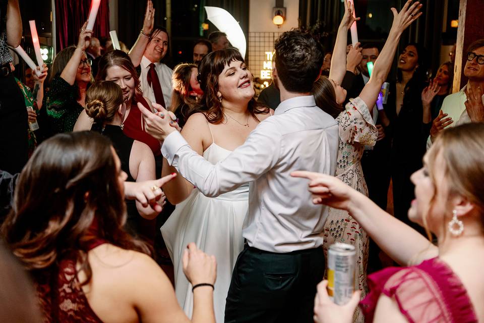 Packed dance floor