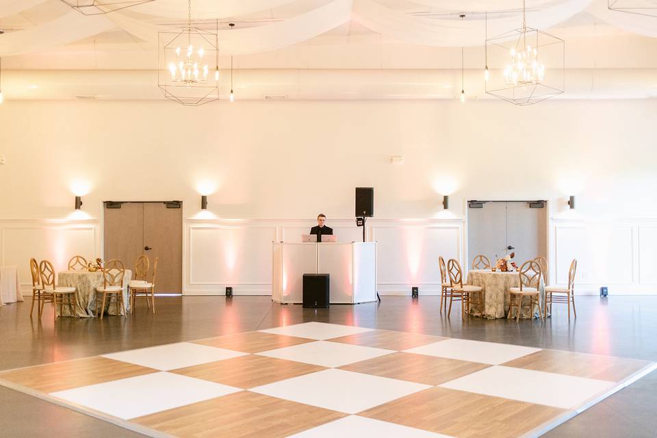 Reception ready at The Maxwell