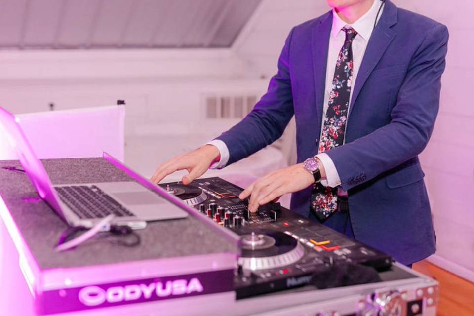 DJ Austin at work