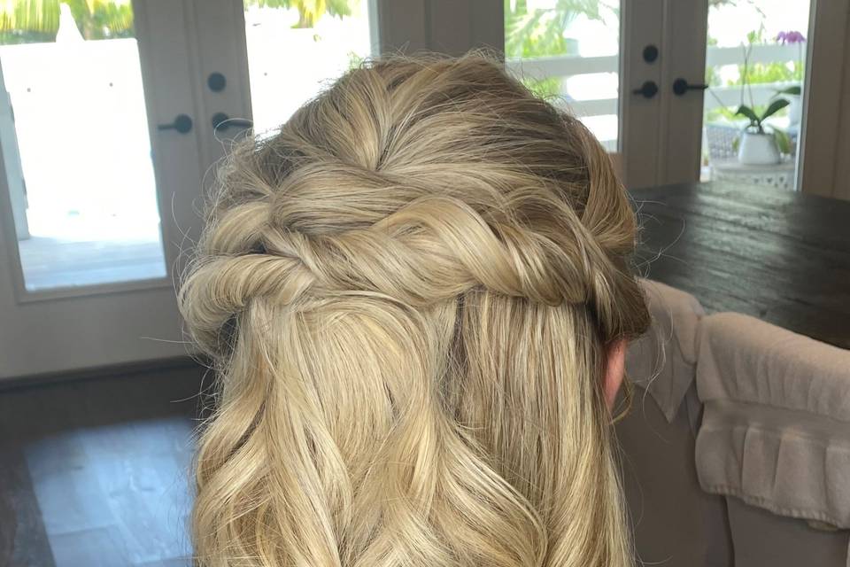 Soft updo