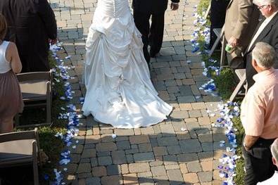 Arrival of the bride