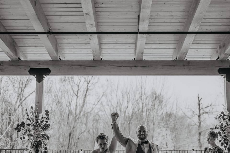 Carriage House Porch Ceremony