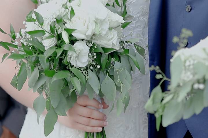 Wedding closeup flowers