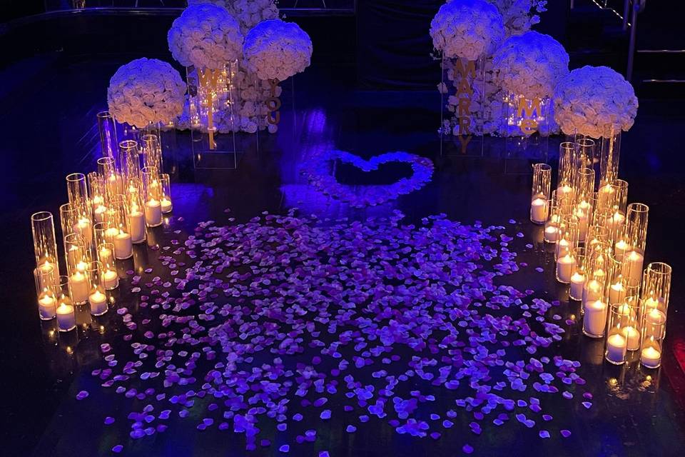 Arch and candles