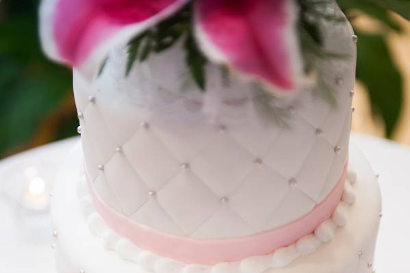 Quilted Wedding Cake