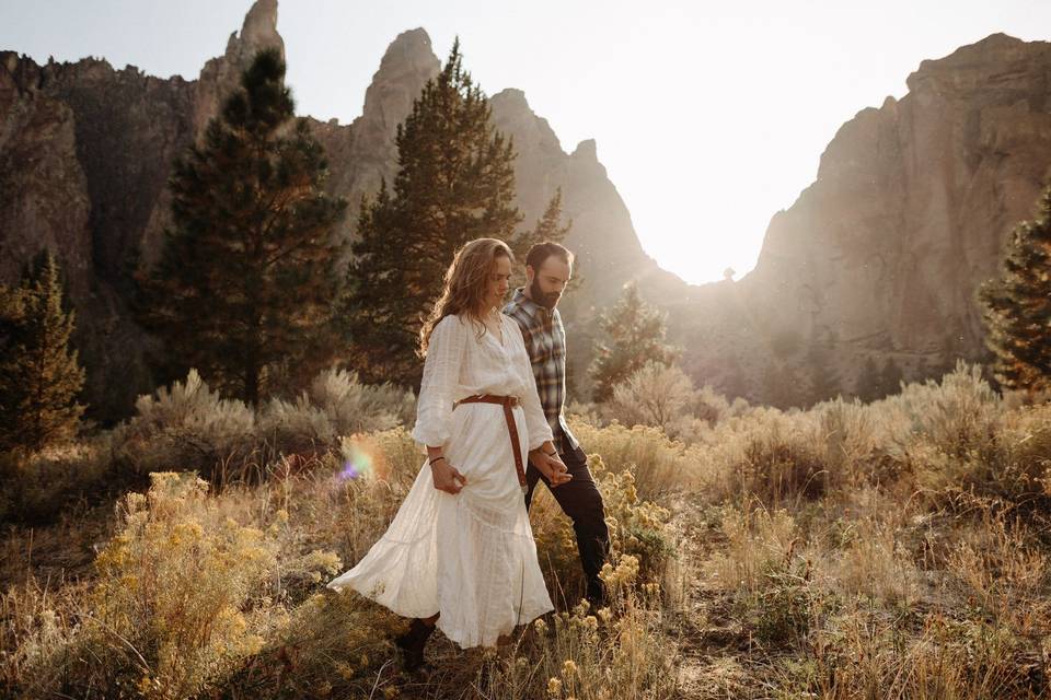 Desert elopement