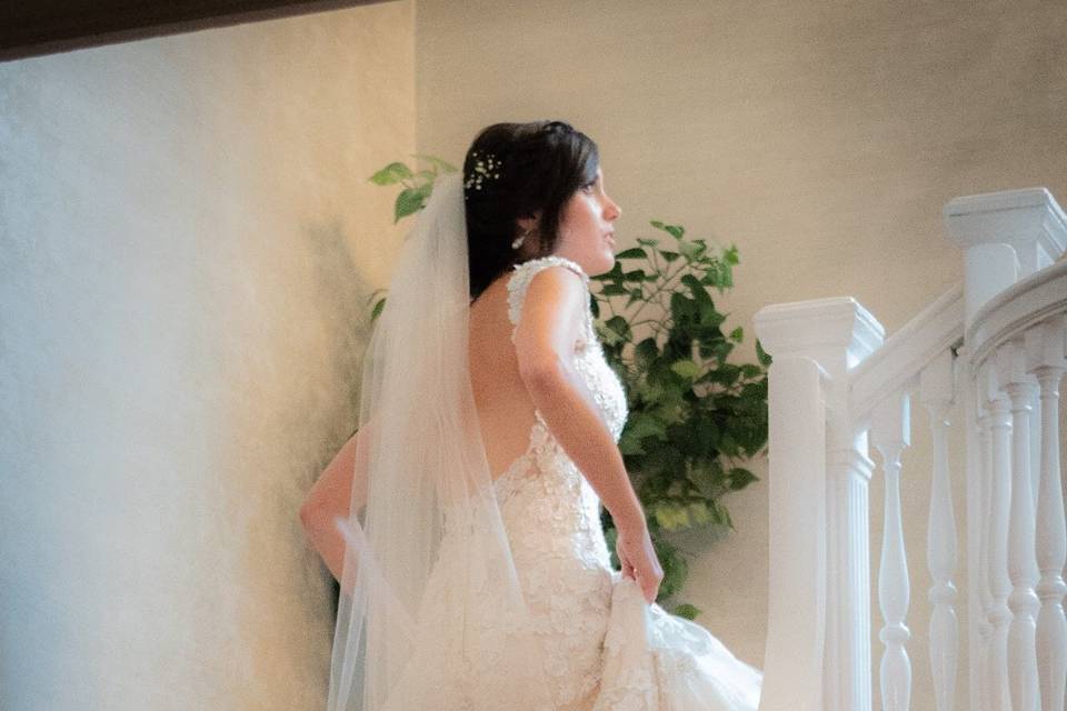 Blushing bride