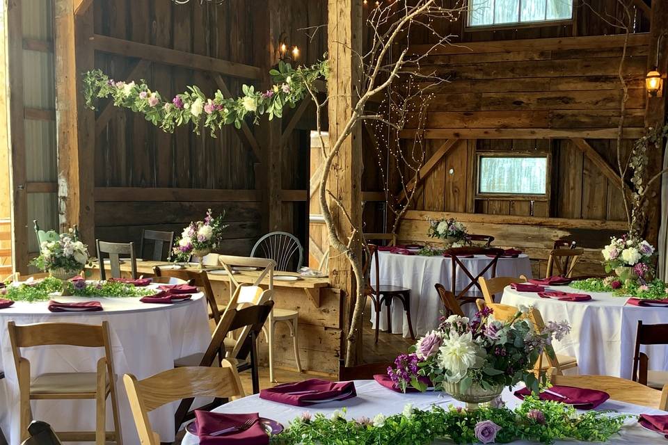 Briar Barns Centerpieces