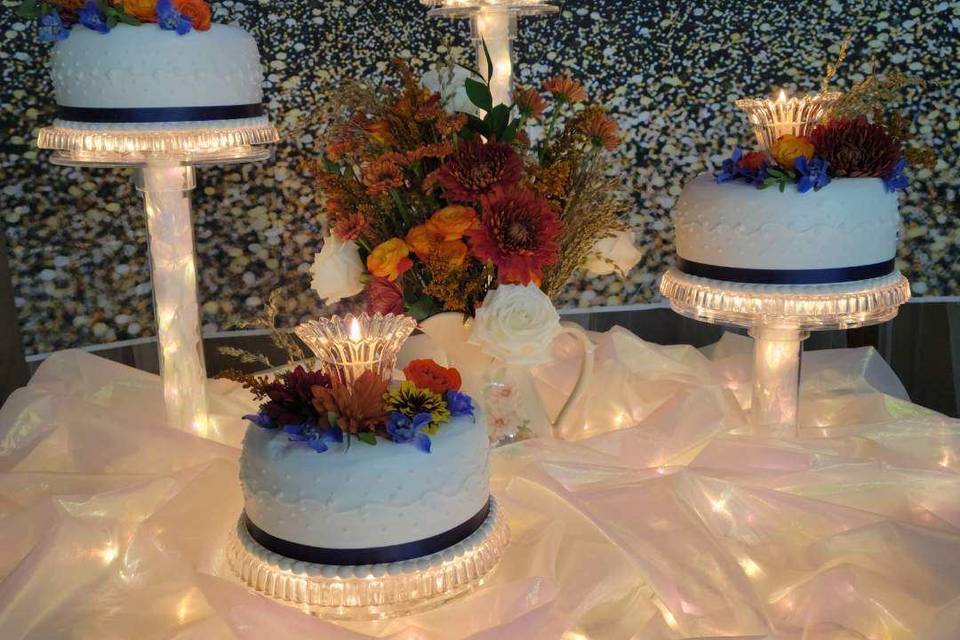Custom wedding cake