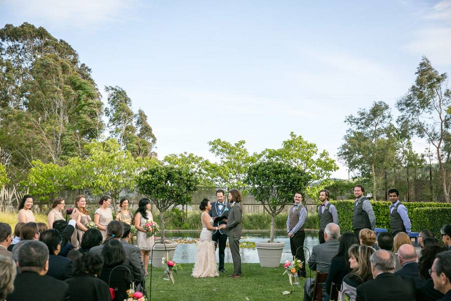 Sonoma wedding ceremony