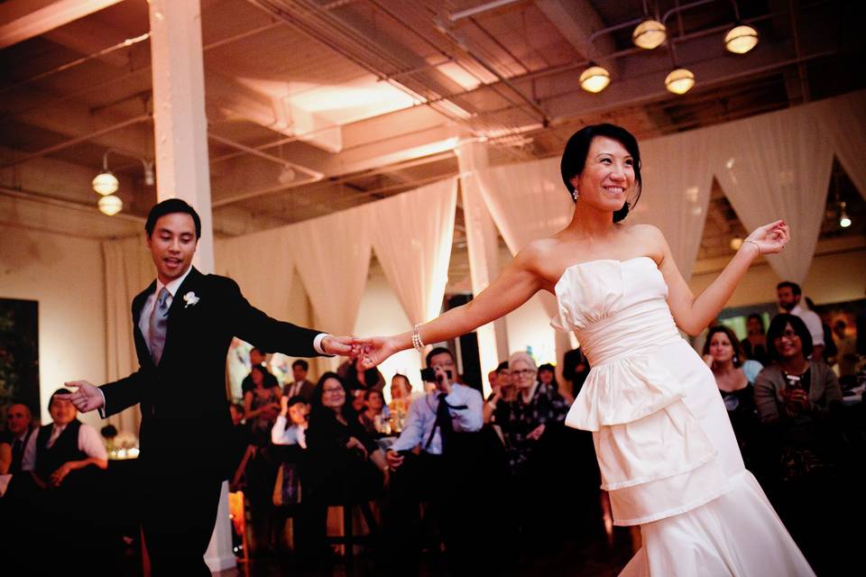 First dance fun in SF