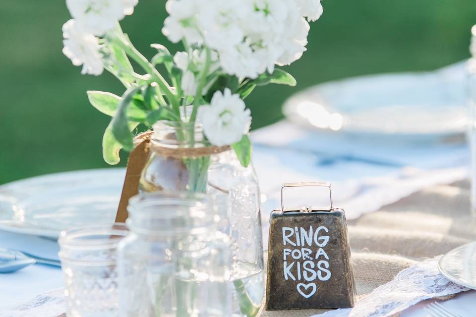 Rustic tablescape