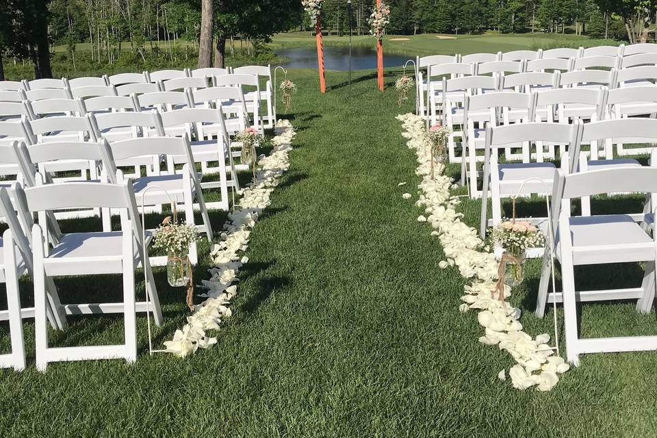 Outdoor wedding