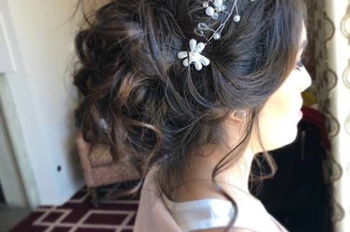 Tousled updo