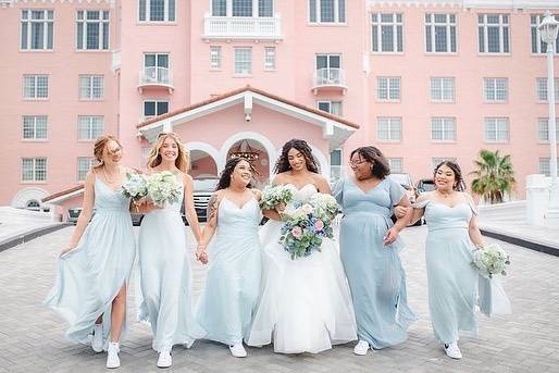 Bridal party at The Don Cesar