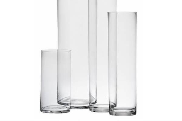 Cylinder Vase: Classic cylinder vases for wedding event and floral arrangement.
Website: http://www.GlassVasesDepot.com