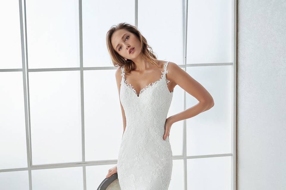 Girl in white