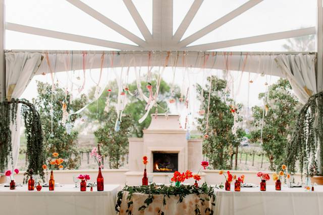 Under out tent