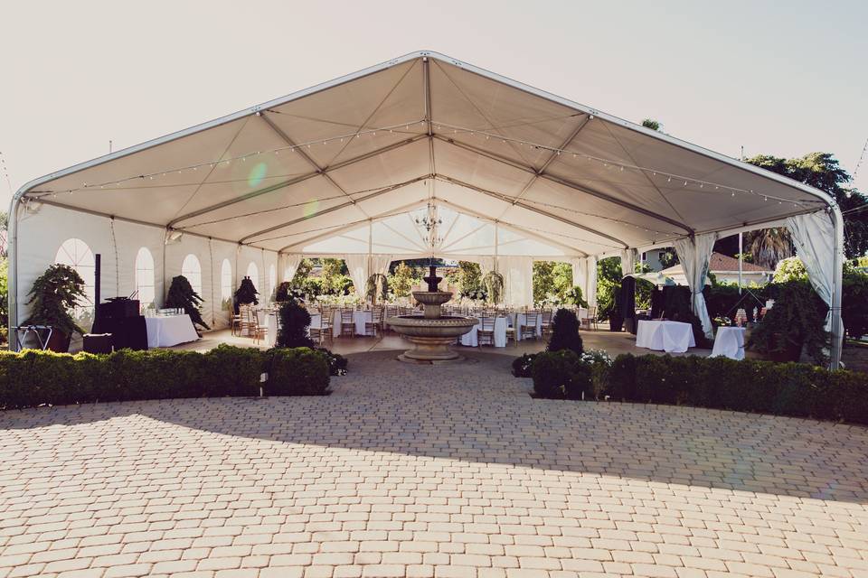 Reception Tent and Dance Floor