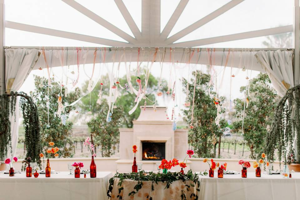 Under out tent