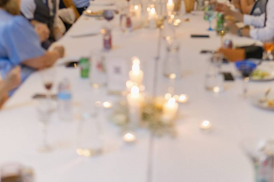 All lit up