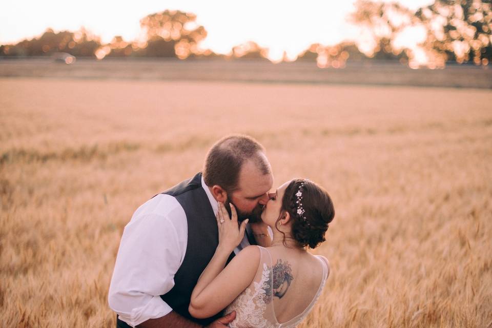 Love grows in the Wheat Field