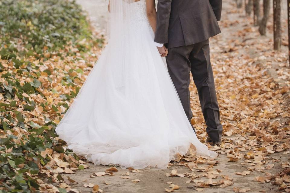 Bride and Groom in November