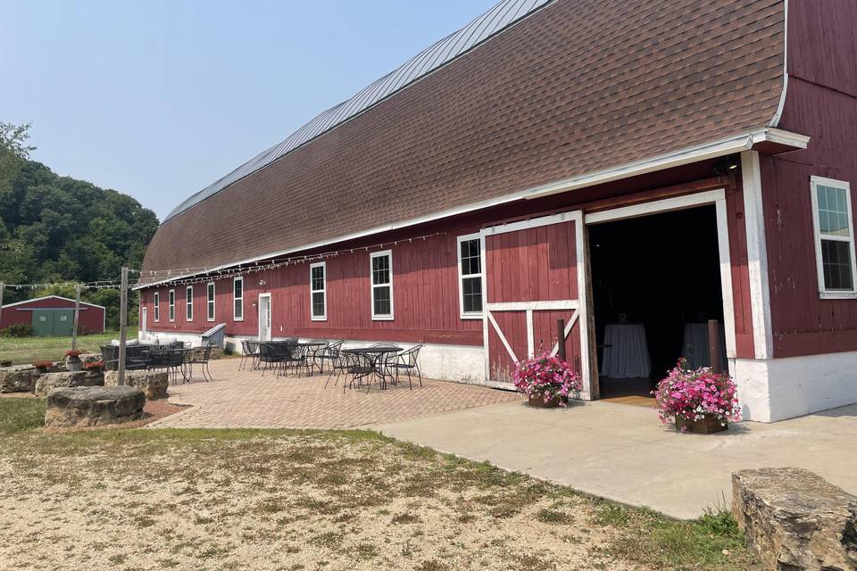 Barn patio