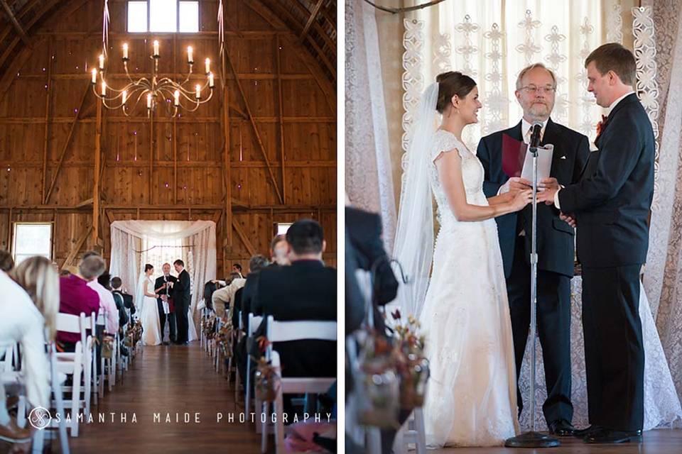 Indoor ceremony
