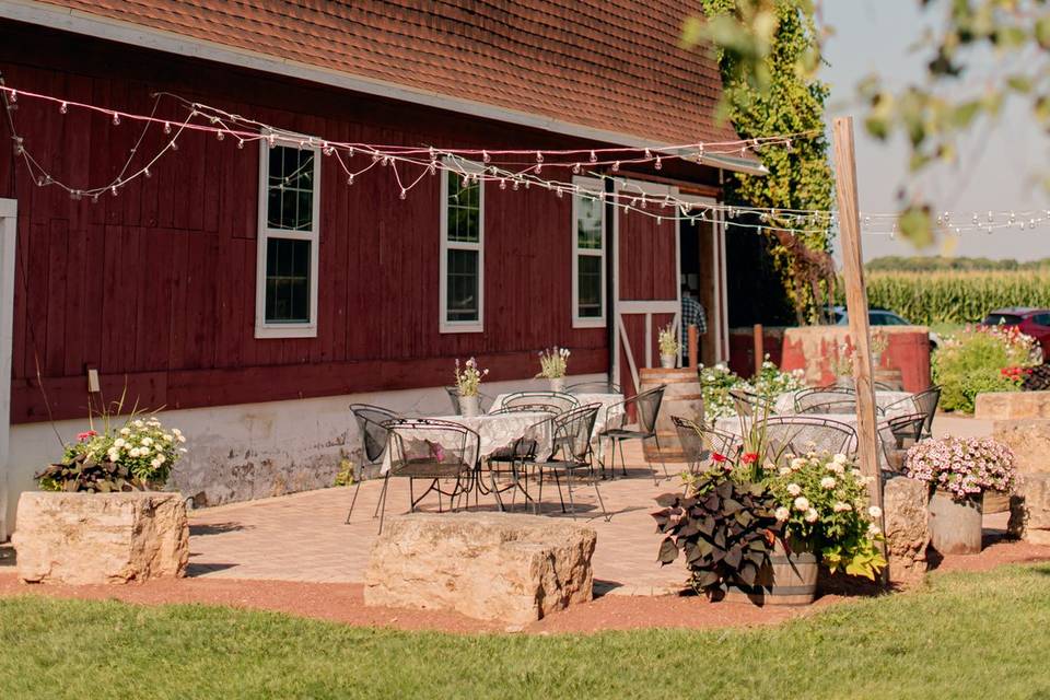 Barn patio