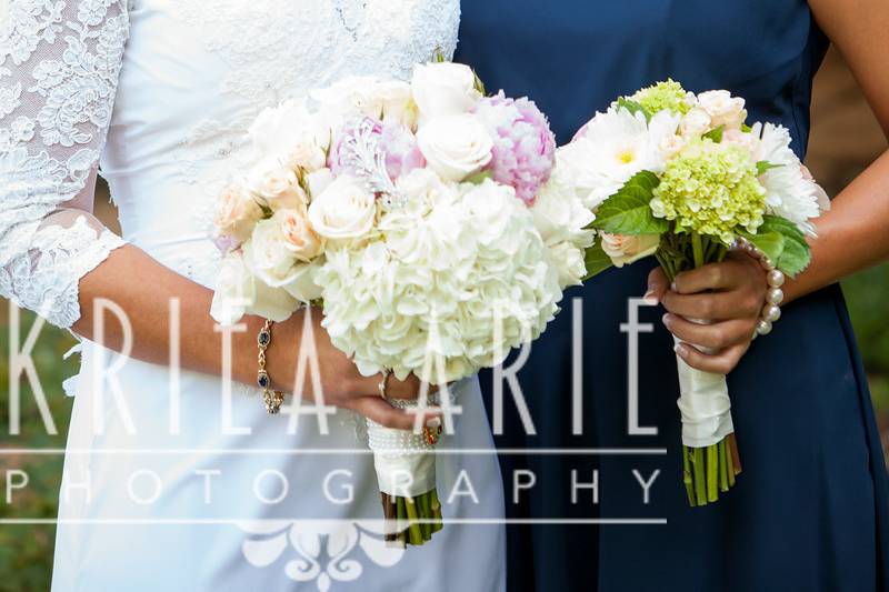 Bride and a bridesmaid